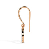 Dazzling Circle Drop Earrings