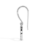 Dazzling Circle Drop Earrings
