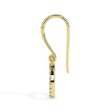 Dazzling Circle Drop Earrings