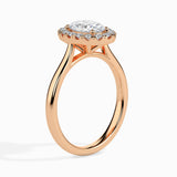 Oval Halo Engagement Ring