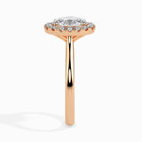Oval Halo Engagement Ring