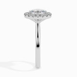 Oval Halo Engagement Ring
