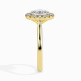 Oval Halo Engagement Ring