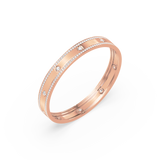 Dual-Band Diamond Accent Bangle