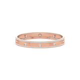 Dual-Band Diamond Accent Bangle