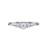 Floral Elegance Embellished Bangle