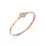 Elegant Floral Design Bangle
