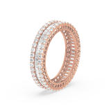 Triple Row Eternity Ring