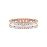 Triple Row Eternity Ring