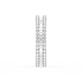 Triple Row Eternity Ring