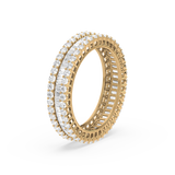 Triple Row Eternity Ring