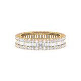 Triple Row Eternity Ring