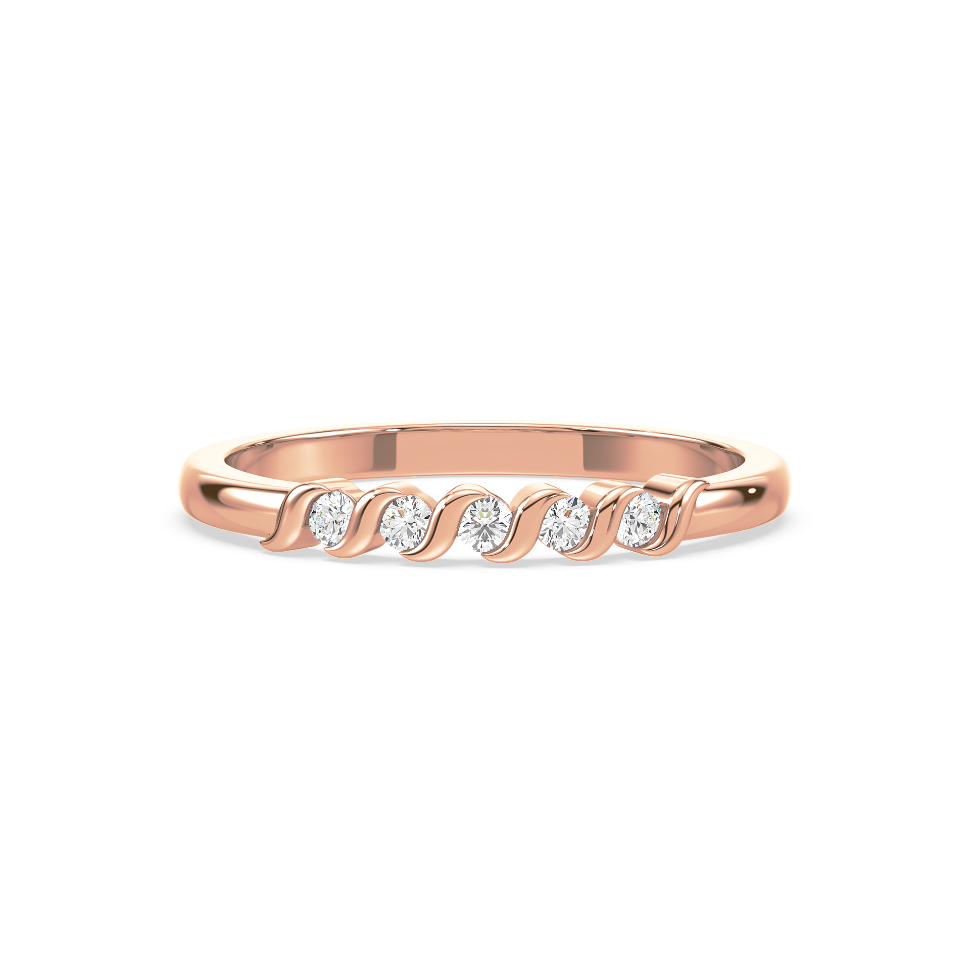 Wave Accent Ring