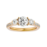 Elegant Trio Diamond Ring