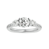 Elegant Trio Diamond Ring