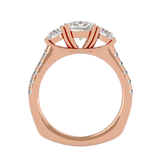Elegant Trio Diamond Ring