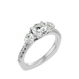 Elegant Trio Diamond Ring