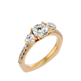 Elegant Trio Diamond Ring