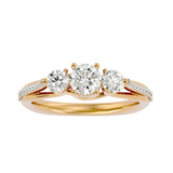 Eternal Trio Diamond Engagement Ring