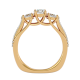 Eternal Trio Diamond Engagement Ring