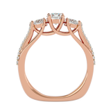 Eternal Trio Diamond Engagement Ring