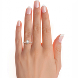 Elegant Embrace Halo Engagement Ring