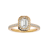 Elegant Embrace Halo Engagement Ring