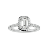 Elegant Embrace Halo Engagement Ring