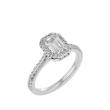 Elegant Embrace Halo Engagement Ring