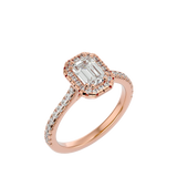 Elegant Embrace Halo Engagement Ring