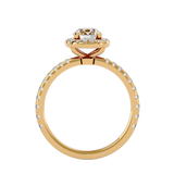 Eternal Brilliance Halo Diamond Engagement Ring