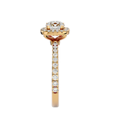 Eternal Brilliance Halo Diamond Engagement Ring