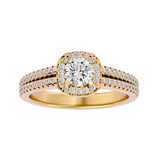 Sunset Radiance Diamond Engagement Ring