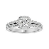 Sunset Radiance Diamond Engagement Ring