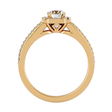 Sunset Radiance Diamond Engagement Ring