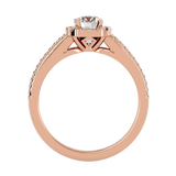 Sunset Radiance Diamond Engagement Ring
