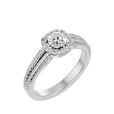 Sunset Radiance Diamond Engagement Ring
