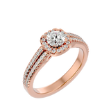 Sunset Radiance Diamond Engagement Ring
