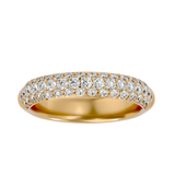 Golden Brilliance Full Eternity Diamond Ring