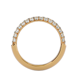 Golden Brilliance Full Eternity Diamond Ring
