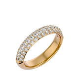 Golden Brilliance Full Eternity Diamond Ring