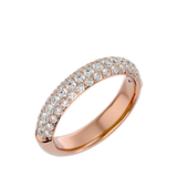Golden Brilliance Full Eternity Diamond Ring