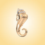 Aura of Ganesha Diamond Pendant (With Chain)
