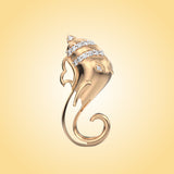 Aura of Ganesha Diamond Pendant (With Chain)