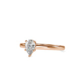 Pear-Cut Solitaire Ring