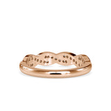 Twisted Elegance Pave Band