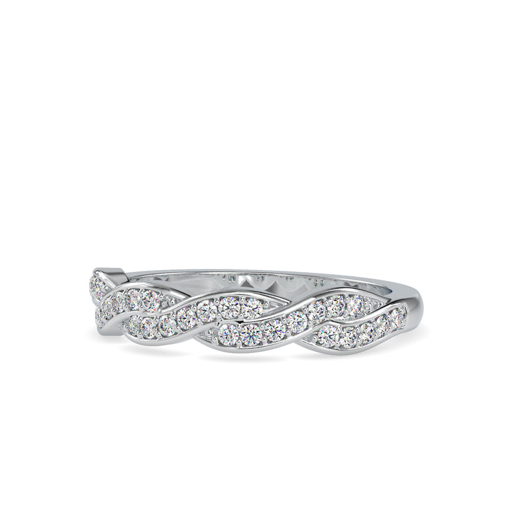 Twisted Elegance Pave Band