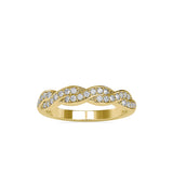 Twisted Elegance Pave Band