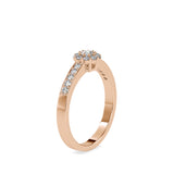 Radiant Halo Eternity Ring