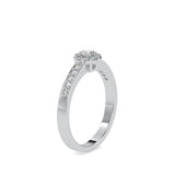 Radiant Halo Eternity Ring